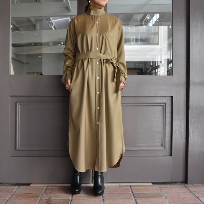 CristaSeya(クリスタセヤ)/Oversized maxi mao shirt dress(1)