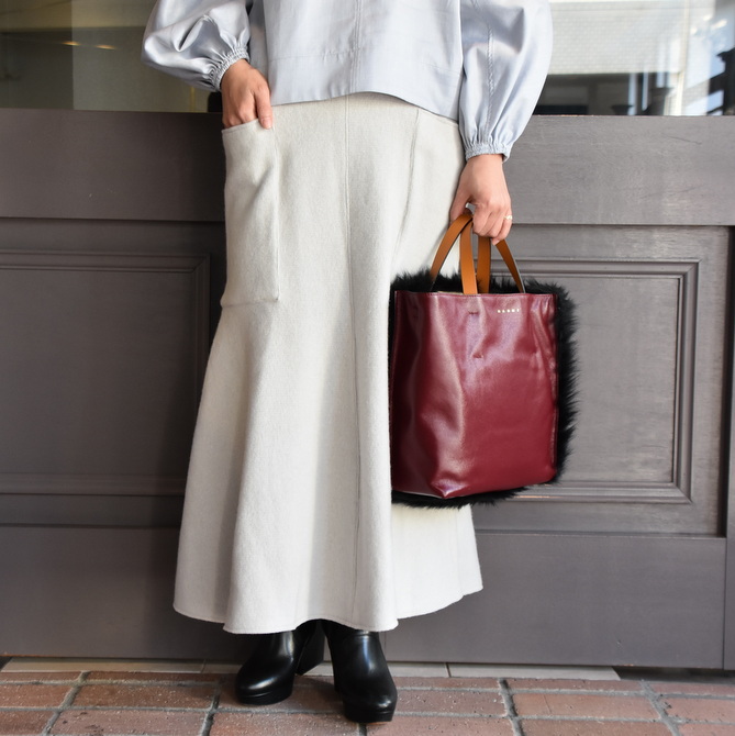 TENNE HANDCRAFTED MODERN(テン ハンドクラフテッドモダン) / KNIT MARMEID SKIRT(1)