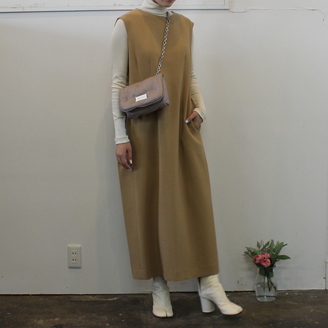 AURALEE(I[[) TENSE WOOL DOUBLE CLOTH DRESS#A22AD01WP(1)