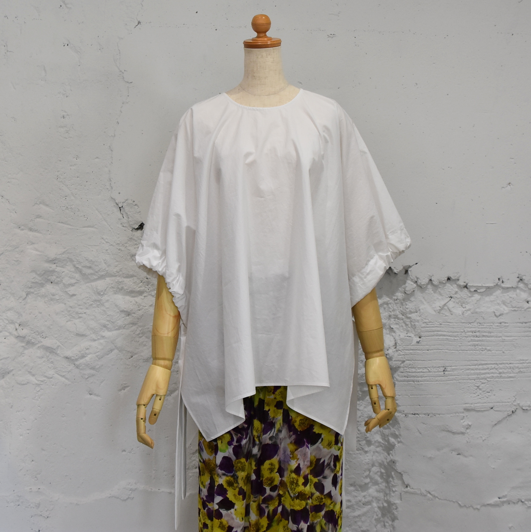 SACRA (TN) / COTTON LINEN TYPEWRITER TOP(1)