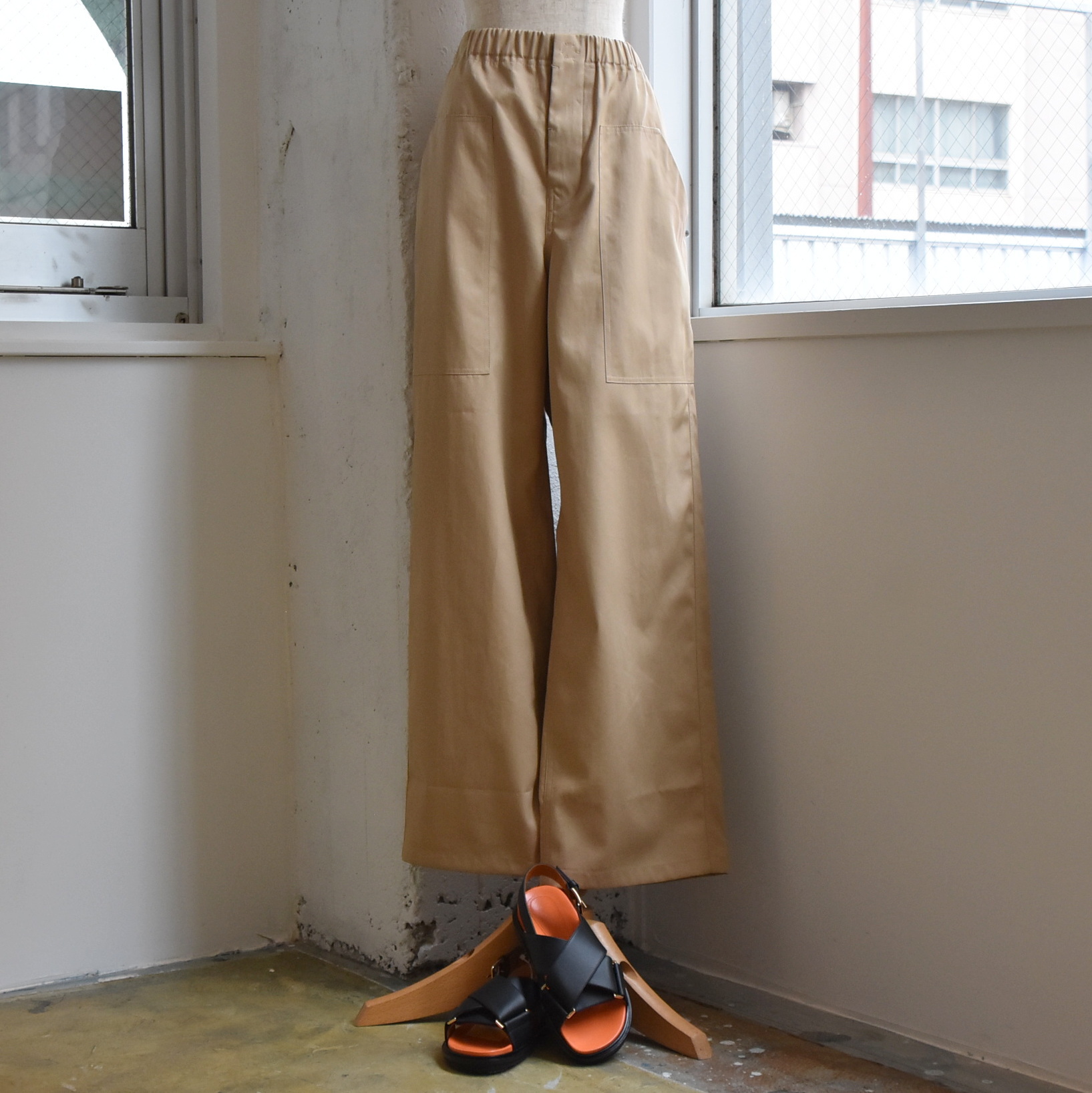 SOFIE D'HOORE(\tB[h[) / POWER Wide pants with big patched pockets(1)