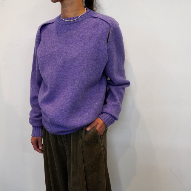 BOWTE(ƒoƒEƒg) 5G SHETLAND TASTE CREW NECK #232-03-0009(1)