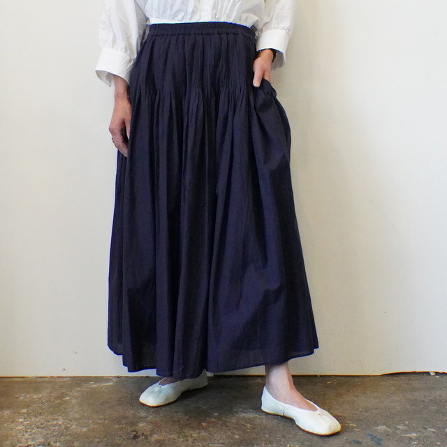maison de soil(メゾンドソイル) RANDOM PREATS FLARED SKIRT #INMDS25045(1)