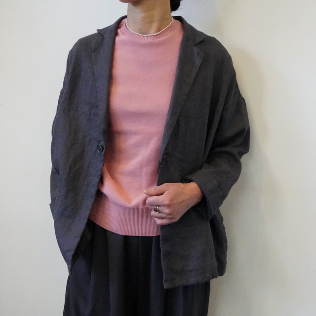 TRAVAIL MANUEL(トラバイユマニュアル) フレンチリネンツイル ラスティックJKT#4013-51(1)