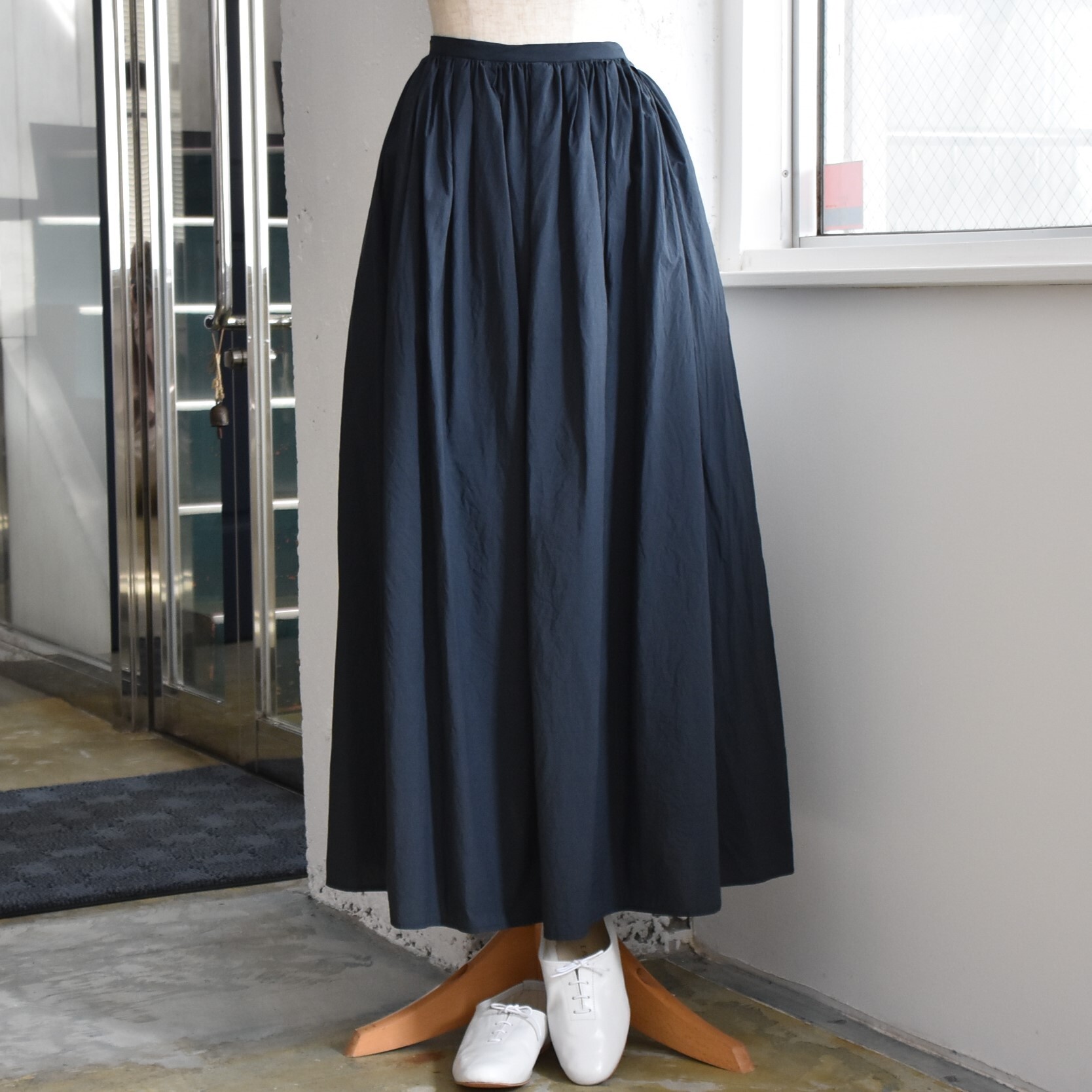 TOUJOURS(トゥジュー) / Randam Pleated Maxi Skirt #TM42BK04-AA(1)