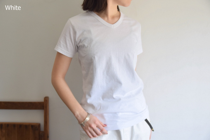 commono reproducts (コモノリプロダクツ) V Neck Tee(2色展開)【K】(2)