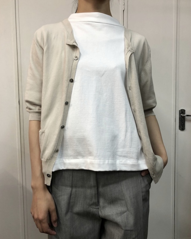 humoresque(ユーモレスク) short sleeve cardigan(3色展開)【K】(2)