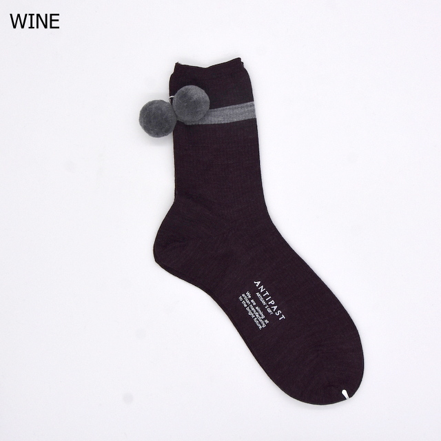 ANTIPAST (アンティパスト)/ PON PON II SOCKS(2色展開) (2)