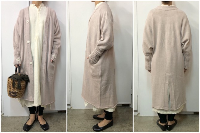 【30%OFF SALE】GASA*(ガサ) 窓辺の空気 ロングカーディガン(2色展開) 13193-16305【K】(2)