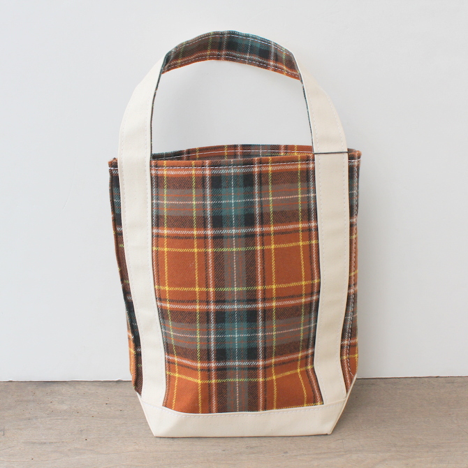 TEMBEA(テンベア)BAGUET TOTE S(WOOL BROWN CHECK)【K】(2)