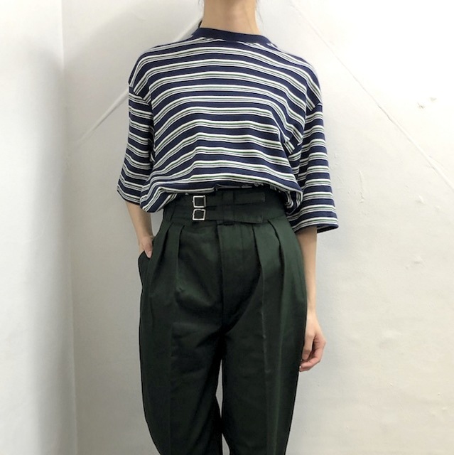 LENO&Co.(リノアンドコー) /【20SS】MULTI BORDER BIG T-SHIRT_H2001-CS004【K】(2)