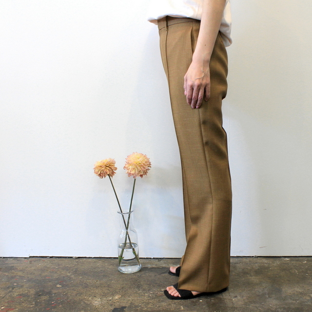AURALEE(オーラリー) 【20SS】WOOL CUPRA LINEN CLOTH SLACKS_A20SP05CL【K】(2)