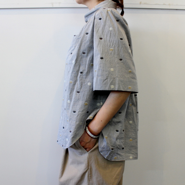 GASA*(ガサ) 【20SS】花ごろも short sleeve shirt_11201-15207【K】(2)