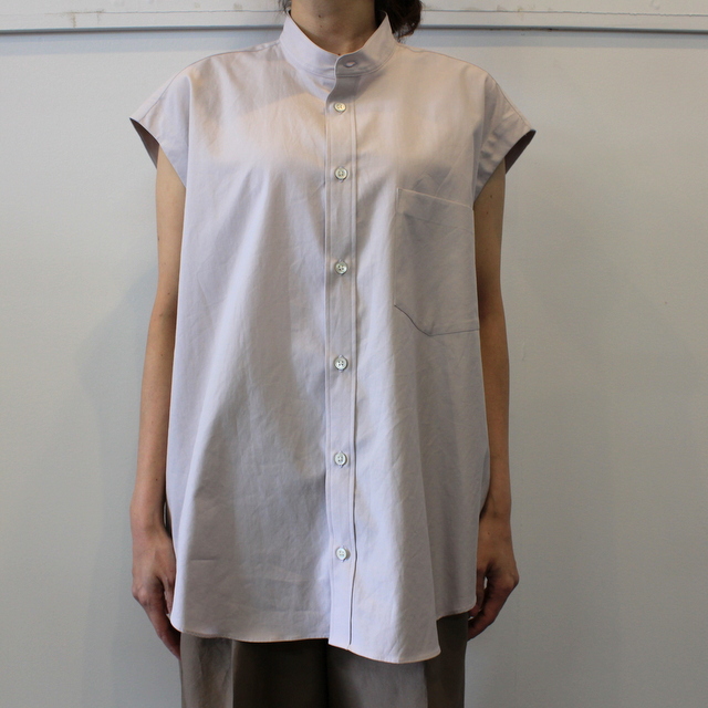 AURALEE(オーラリー) 【20SS】WASHED FINX TWILL SLEEVELESS SHIRTS _A20SS05TN【K】(2)