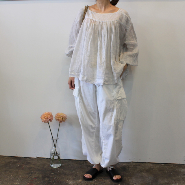 TOUJOURS(トゥジュー) 20SS CLASSIC PLEATED BLOUSE TM32JS02【K】(2)