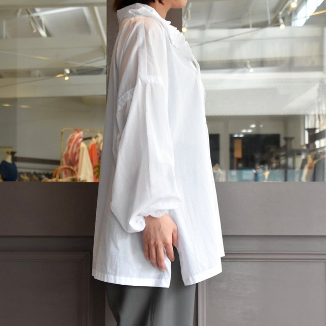 【30% off sale】YLÉVE(イレーヴ) 【2020】COTTON BLOUSE(2色展開) #168-0150050(2)