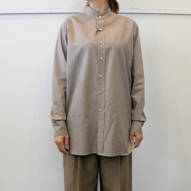 AURALEE(オーラリー)【20AW】WASHED FINX TWILL SHIRTS(2色展開)_A20AS03TN【Z】(2)