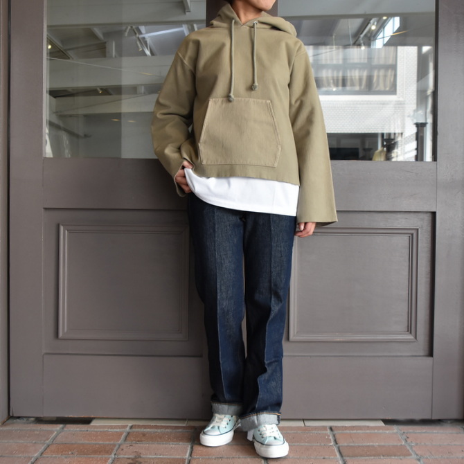 AURALEE(オーラリー) SUPER MILLED SWEAT CUT-OFF P/O PARKA #A20AP04SM(2)