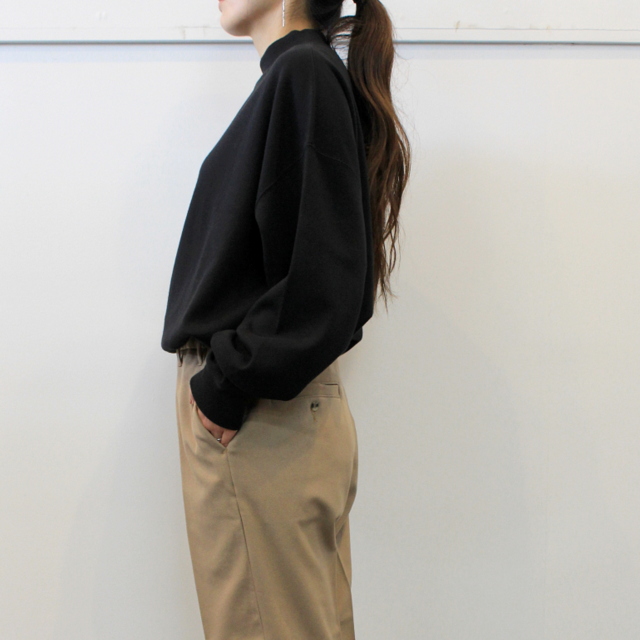 LENO&Co.(リノアンドコー) 【20AW】MOCK NECK LONG T-SHIRT_H2002CS002【K】(2)