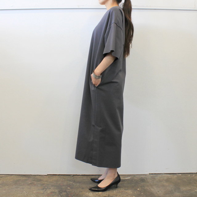 Graphpaper(グラフペーパー)【20 AW】Compact Ponte Cut Off Dress _GL203-60036B【K】(2)