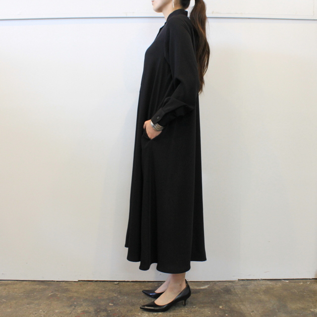 Graphpaper(グラフペーパー)【20 AW】Satin Band Collor Dress(2色展開)_GL203-60125B【K】(2)