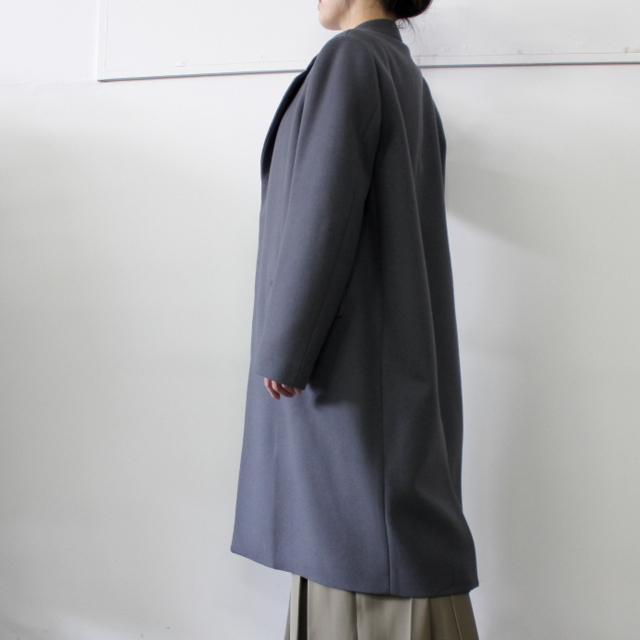 AURALEE(オーラリー) DOUBLE CLOTH LIGHT MELTON CHESTERFIELD COAT_A21AC03LM【K】(2)