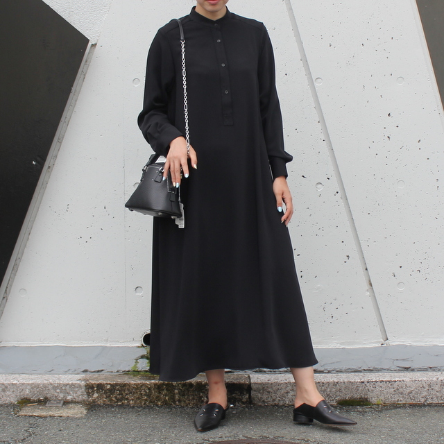 Graphpaper(Oty[p[) Satin Band Collar Dress#GL223-60087B(2)
