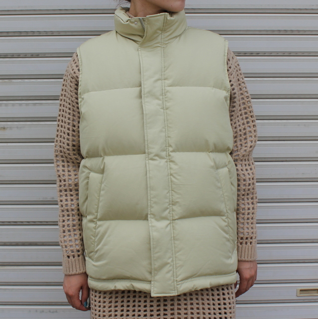 AURALEE(I[[) SUVIN HIGH COUNT CLOTH DOWN VEST#A22AV02SV(2)