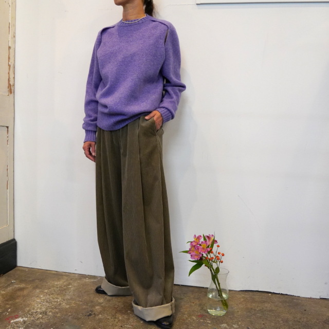 BOWTE(ƒoƒEƒg) 5G SHETLAND TASTE CREW NECK #232-03-0009(2)