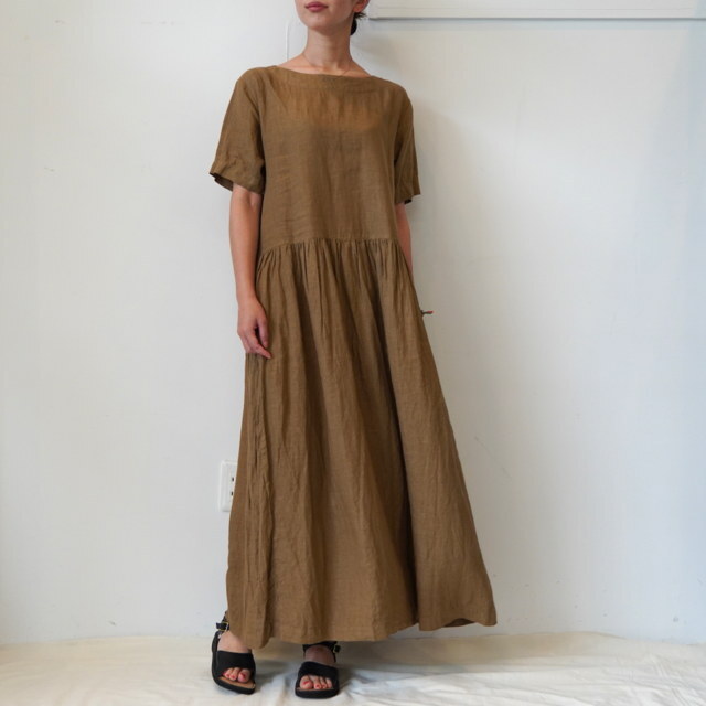 ARMEN(アーメン) BOAT NECK S/SL ONEPIECE #NAM1632LP(2)