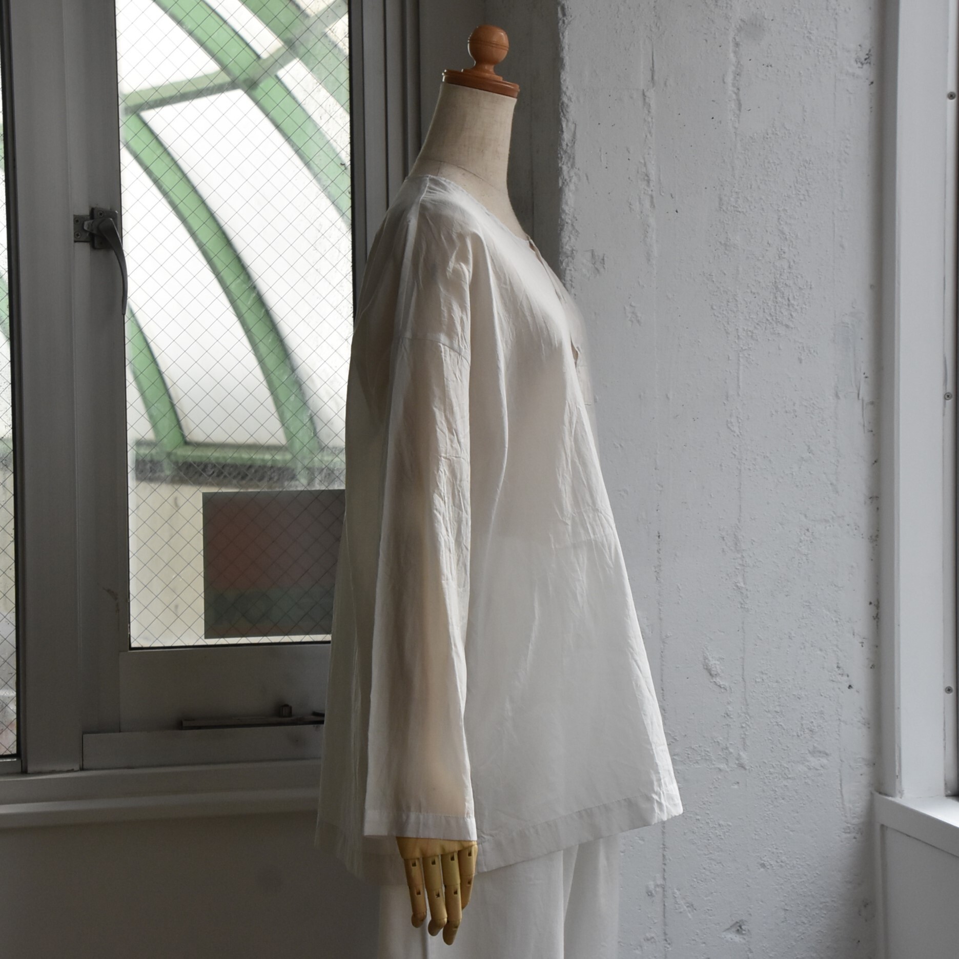 TOUJOURS(トゥジュー) / Big Henley Neck Shirt #MM42ES02-AA(2)