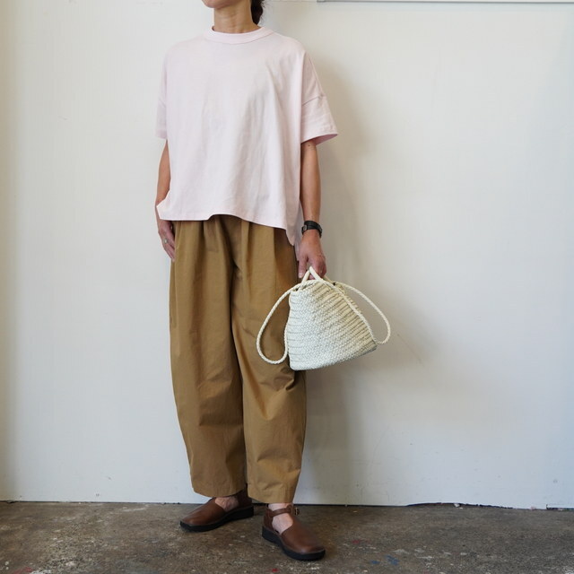 TRAVAIL MANUEL(トラバイユマニュアル) クラシック天竺 スリットT #2014-51(2)