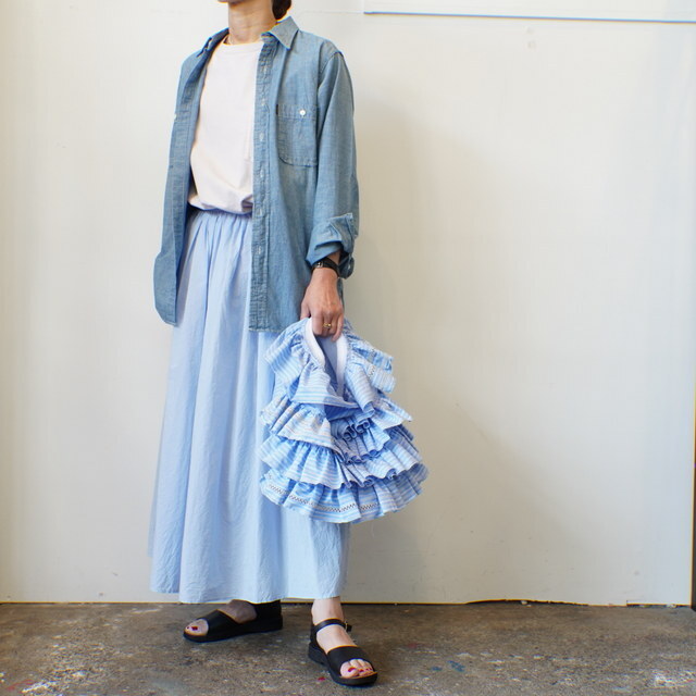 TOUJOURS(トゥジュー) / Randam Pleated Maxi Skirt #TM42BK04(2)