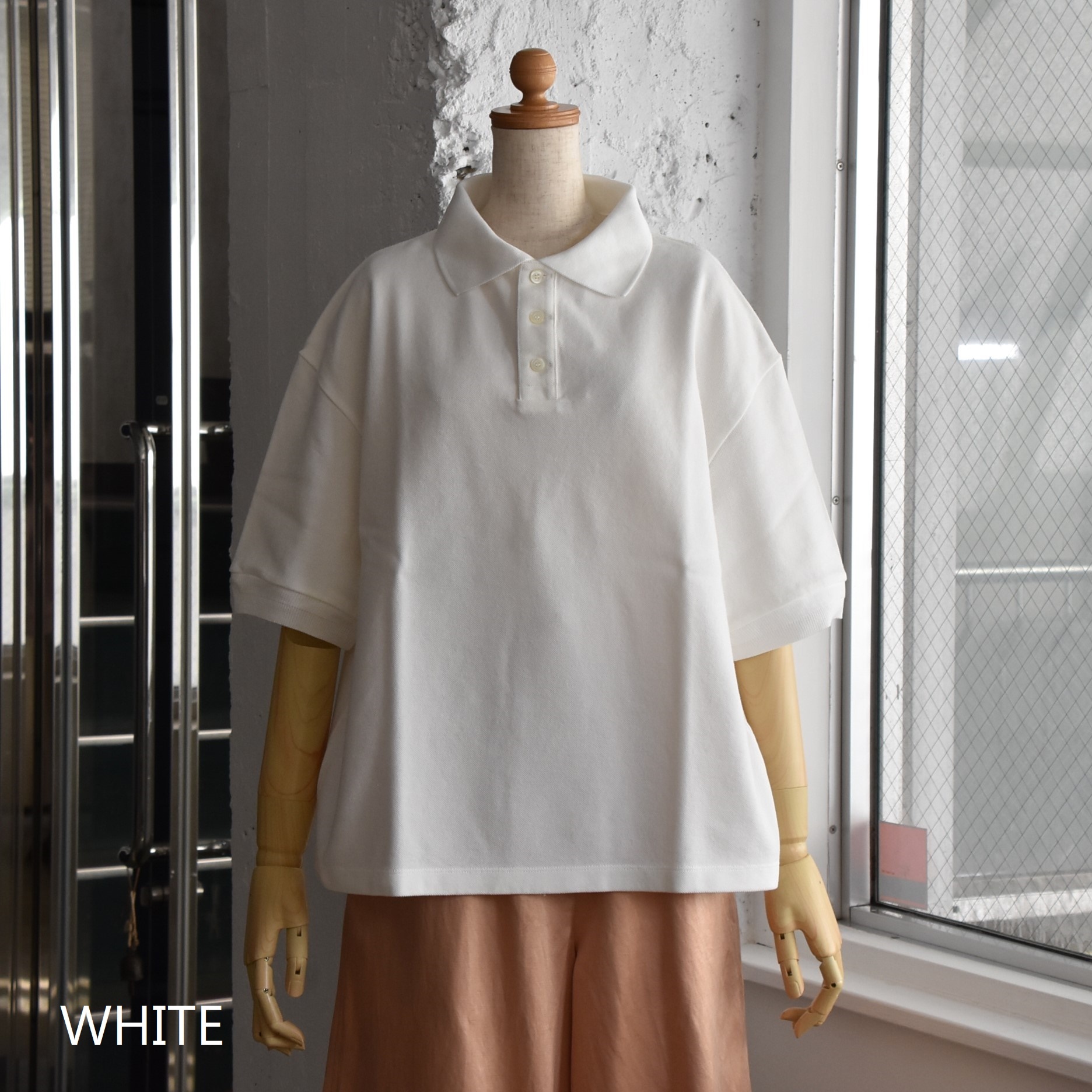THE SHINZONE(ザ シンゾーン) / WIDE POLO SHIRT【2色展開】 #25MMSCU09-AA(2)