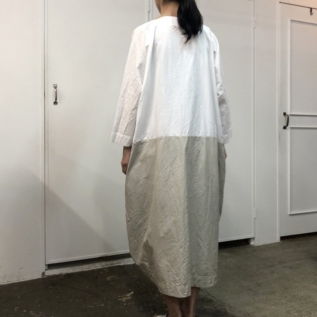 DANIELA GREGIS(ダニエラ グレジス) ワンピース(WHITE×NATURAL)【K】(3)