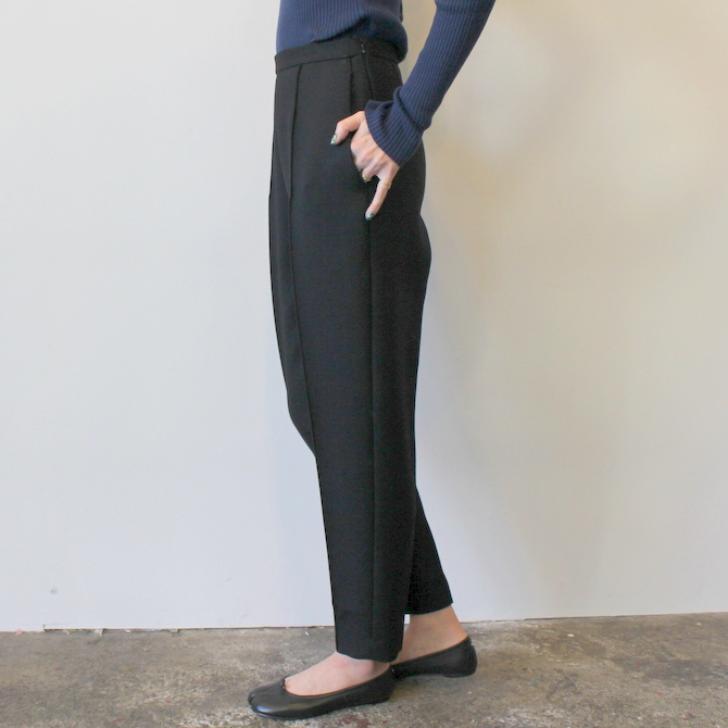 【30%OFF SALE】YLÉVE(イレーヴ) 【19AW】WOOL DOUBLE CLOTH TROUSER_168-9240050【K】(3)