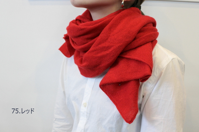 【30%OFF SALE】AN SPINNEN(スピネン) 【19AW】スーパーファインソフトカシミヤストール(6色展開)_ANS-WA0011【K】(3)
