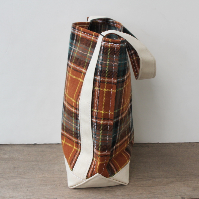 TEMBEA(テンベア)BAGUET TOTE S(WOOL BROWN CHECK)【K】(3)