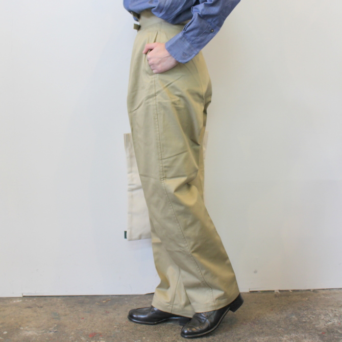 LENO&Co.(リノアンドコー) / 【20SS】DOUBLE BELTED GURKHA TROUSERS(2色展開)_L2001-PT001【K】(3)