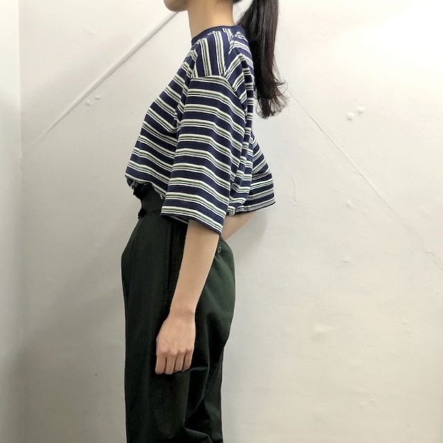 LENO&Co.(リノアンドコー) /【20SS】MULTI BORDER BIG T-SHIRT_H2001-CS004【K】(3)