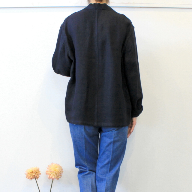 AURALEE(オーラリー) 【20SS】LINEN DOUBLE FACE BLOUZON _A20SB03WL【K】(3)