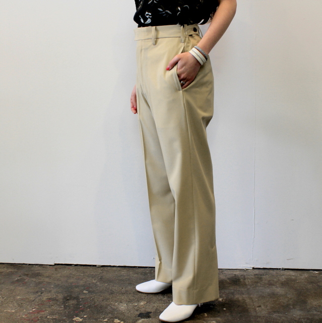 YOKE(ヨーク)【20SS】BACK SLIT STRAIGHT PANTS_YK20SS0103P【K】(3)