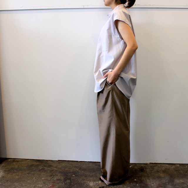 AURALEE(オーラリー) 【20SS】WASHED FINX TWILL SLEEVELESS SHIRTS _A20SS05TN【K】(3)