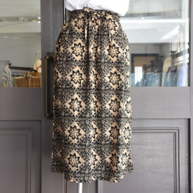 South2West8 String Skirt -Printed Flannel / Batik #GL837(3)