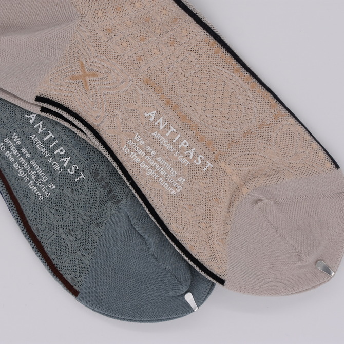 ANTIPAST (アンティパスト)/ BLOCK LACE SOCKS (2色展開) (3)