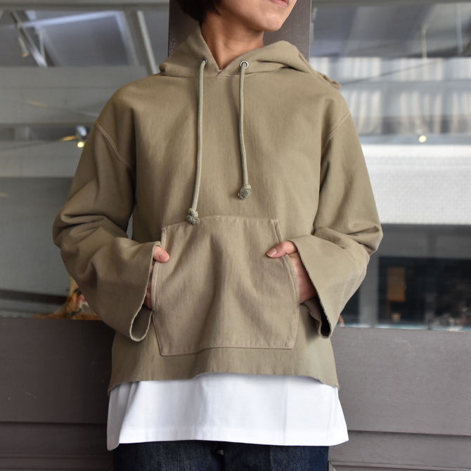 AURALEE(オーラリー) SUPER MILLED SWEAT CUT-OFF P/O PARKA #A20AP04SM(3)