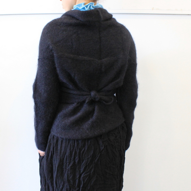 DANIELA GREGIS(ダニエラ グレジス) WRAP CARDIGAN_MI15-S321【K】(3)