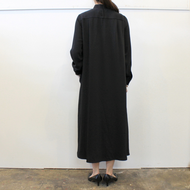 Graphpaper(グラフペーパー)【20 AW】Satin Band Collor Dress(2色展開)_GL203-60125B【K】(3)