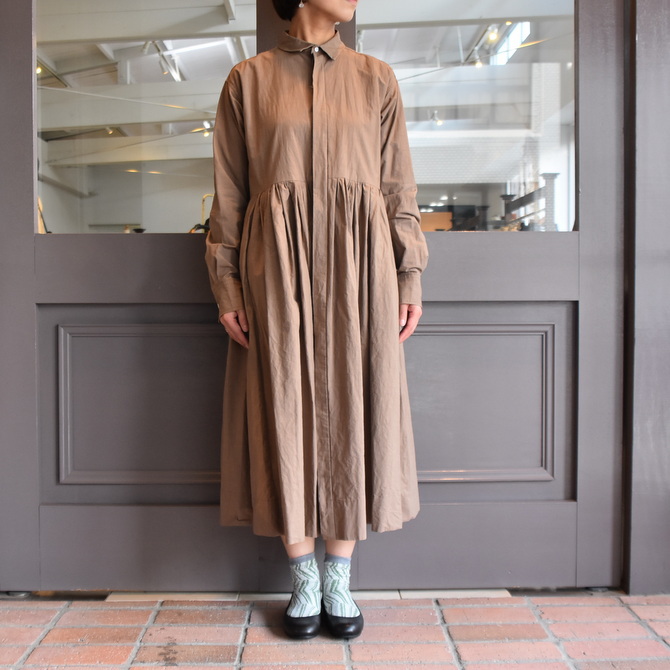 TOUJOURS(トゥジュー) Randam Pleated Shirt Dress #MM33DD03(3)