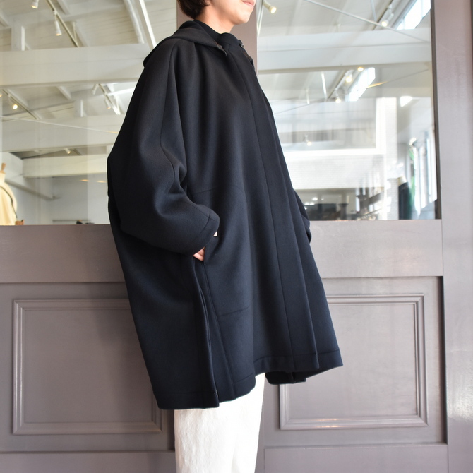 TENNE HANDCRAFTED MODERN(テン ハンドクラフテッドモダン) SUPER 180'S WOOL CAPE WITH HOOD #0020CT(3)